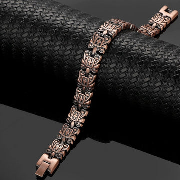 سوار مغناطيسي نحاسي مع ستانلس ستيل