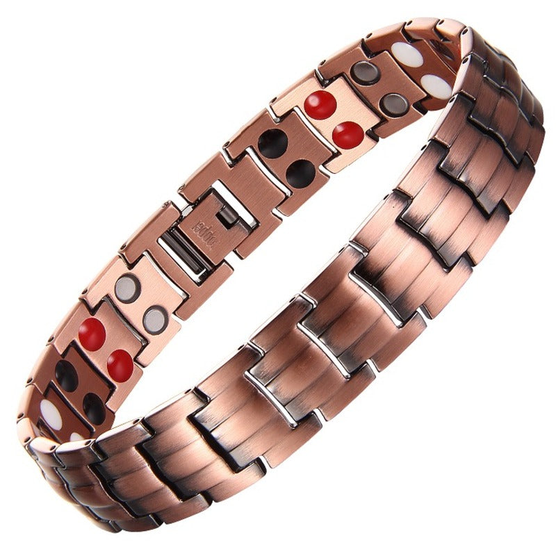 سوار نحاسي مغناطيسي كلاسيكي