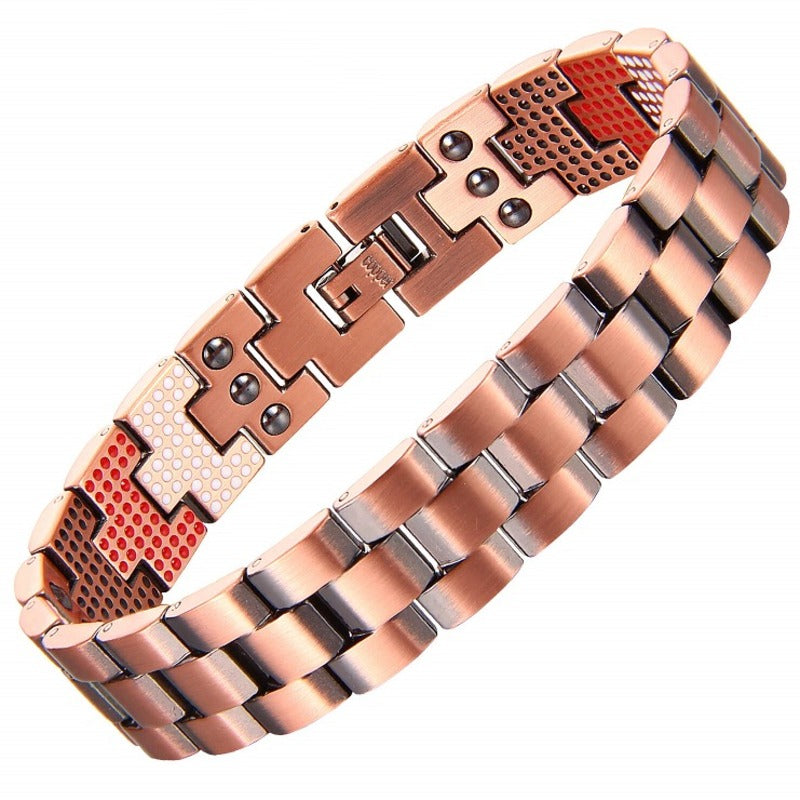 سوار نحاسي مغناطيسي كلاسيكي