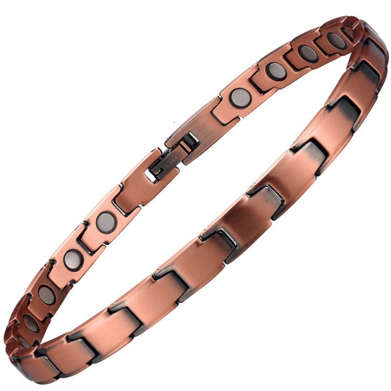 سوار مغناطيسي نحاسي بزخرفة الأسماك